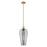 Innovations Chelsea 8" Stem Mini Pendant, BB/Smoke - 716-1S-BB-G456-8SM
