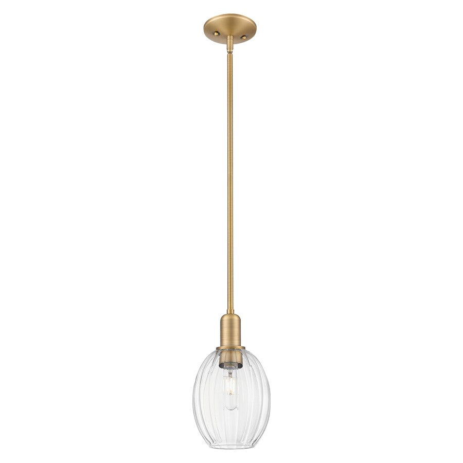 Innovations Preston 6" Bell Stem Mini Pendant, BB/Clear - 716-1S-BB-G459-6CL
