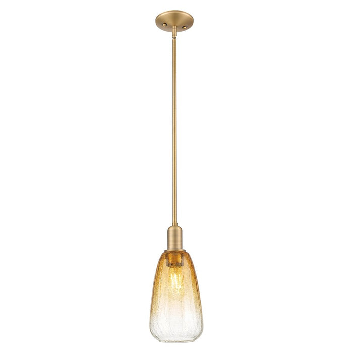 Innovations Brookhaven Almond 6" Stem Mini Pendant, BB/AM