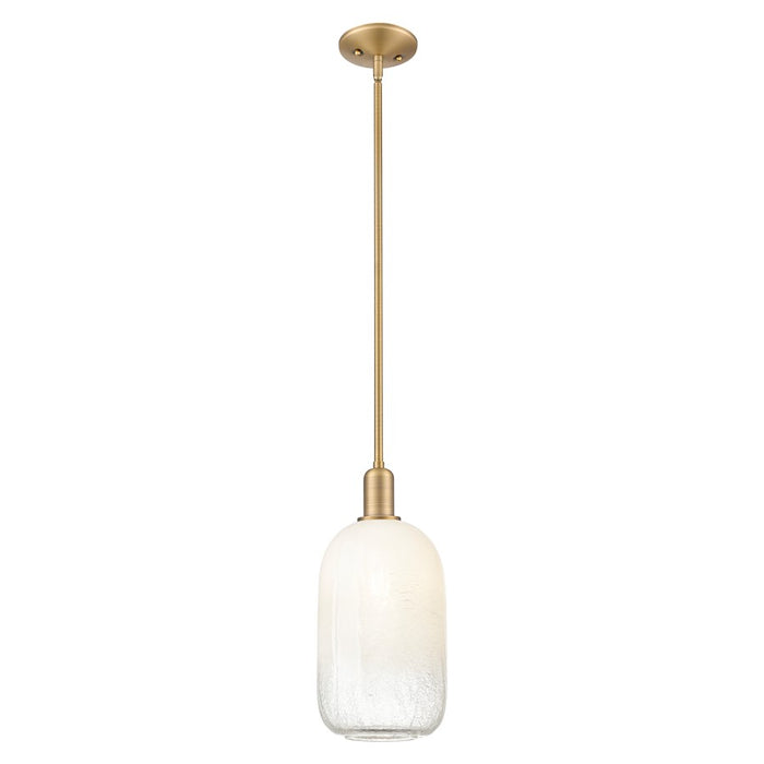 Innovations Brookhaven Cloche 7" Stem Mini Pendant, BB/Opal - 716-1S-BB-G482-7OP