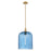 Innovations Bridal Veil 12" Stem Mini Pendant, BB/Blue - 716-1S-BB-G559-12BL