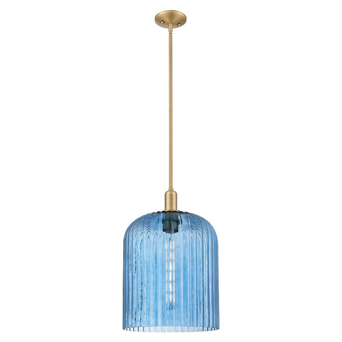Innovations Bridal Veil 12" Stem Mini Pendant, BB/Blue - 716-1S-BB-G559-12BL