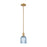 Innovations Bridal Veil 1Lt 5" Stem Mini Pendant, BB/Blue - 716-1S-BB-G559-5BL