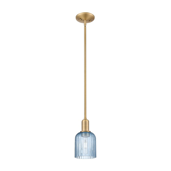 Innovations Bridal Veil 1Lt 5" Stem Mini Pendant, BB/Blue - 716-1S-BB-G559-5BL