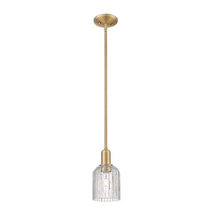 Innovations Bridal Veil 1Lt 5" Stem Mini Pendant, BB/Clear - 716-1S-BB-G559-5CL