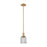 Innovations Bridal Veil 1Lt 5" Stem Mini Pendant, BB/Smoke - 716-1S-BB-G559-5SM