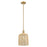 Innovations Bridal Veil 8" Stem Mini Pendant, BB/Merc - 716-1S-BB-G559-8ME