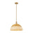Innovations NB Dome 1Lt Stem Mini Pendant/16" BB/NF - 716-1S-BB-NBD2-16-NAT