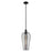 Innovations Chelsea 1Lt 8" Stem Mini Pendant, Black/Smoke - 716-1S-BK-G456-8SM