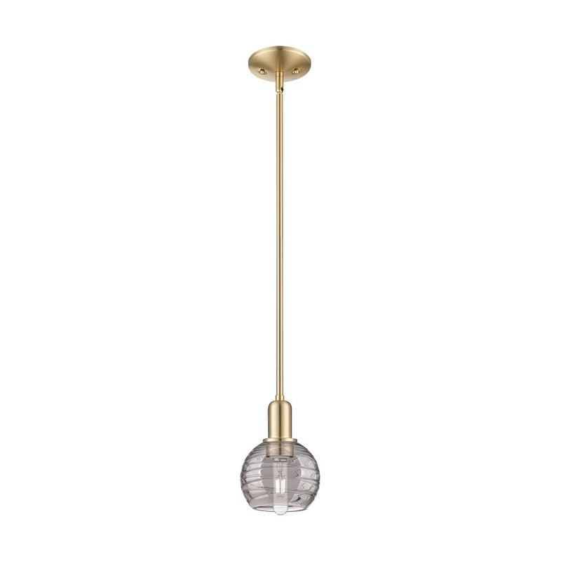 Innovations Athens DS 1Lt 6" Stem Mini Pendant, CBZ/SDS - 716-1S-CB-G1213-6SM