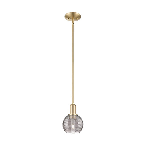 Innovations Athens DS 1Lt 6" Stem Mini Pendant, CBZ/SDS - 716-1S-CB-G1213-6SM