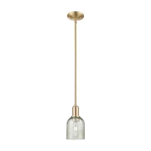 Innovations Caledonia 5in 1-Light Mini Pendant | Industrial Champagne Bronze Steel and Mica Glass | Kitchen Island & Dining Room | Model 716-1S-CB-G259