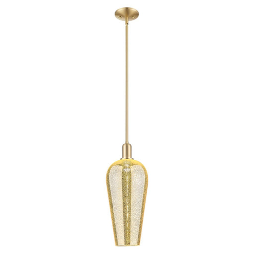 Innovations Chelsea 8" Stem Mini Pendant, Bronze/Mercury - 716-1S-CB-G456-8ME