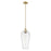 Innovations Chelsea 1Lt 8" Stem Mini Pendant, Bronze/Seedy - 716-1S-CB-G456-8SDY