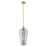 Innovations Chelsea 1Lt 8" Stem Mini Pendant, Bronze/Smoke - 716-1S-CB-G456-8SM
