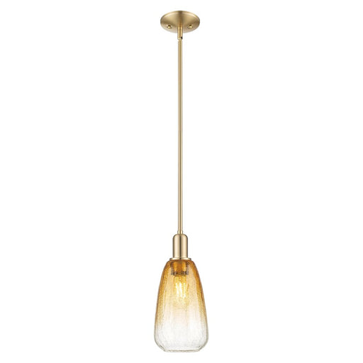 Innovations Brookhaven Almond 6" Stem Mini Pendant, BZ/AM - 716-1S-CB-G480-6AM