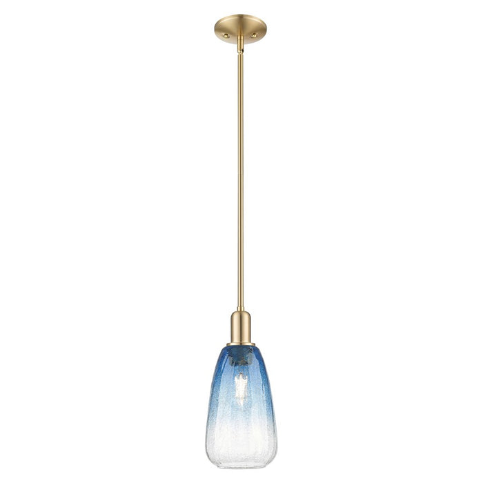 Innovations Brookhaven Almond 6" Stem Mini Pendant, BZ/CL - 716-1S-CB-G480-6SB