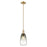 Innovations Brookhaven Almond 6" Stem Mini Pendant, BZ/ST - 716-1S-CB-G480-6SL