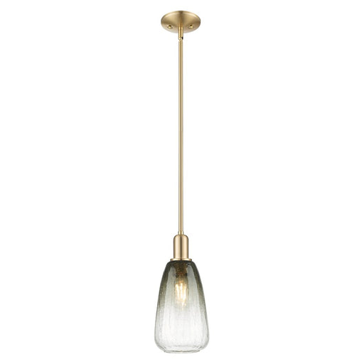 Innovations Brookhaven Almond 6" Stem Mini Pendant, BZ/ST - 716-1S-CB-G480-6SL