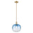 Innovations Brookhaven Sphere 10" Stem Mini Pendant, BZ/CL - 716-1S-CB-G481-10SB