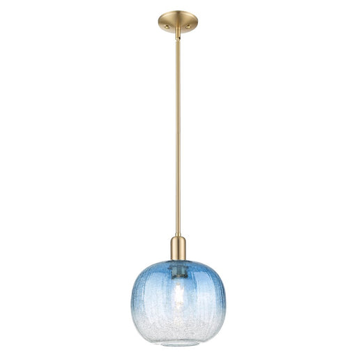 Innovations Brookhaven Sphere 10" Stem Mini Pendant, BZ/CL - 716-1S-CB-G481-10SB