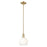 Innovations Brookhaven Globe 8" Stem Mini Pendant, BZ/Opal - 716-1S-CB-G483-8OP