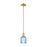 Innovations Bridal Veil 1Lt 5" Stem Mini Pendant, CBZ/Blue - 716-1S-CB-G559-5BL