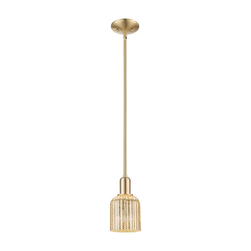 Innovations Bridal Veil 1Lt 5" Stem Mini Pendant, CBZ/MC - 716-1S-CB-G559-5ME