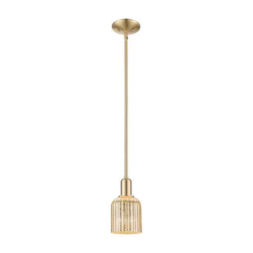 Innovations Bridal Veil 1Lt 5" Stem Mini Pendant, CBZ/MC - 716-1S-CB-G559-5ME