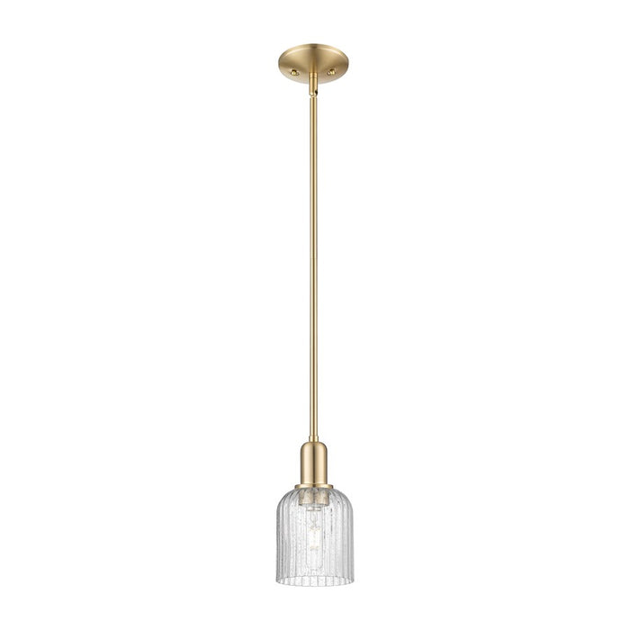 Innovations Bridal Veil 1Lt 5" Stem Mini Pendant, CBZ/Seed - 716-1S-CB-G559-5SDY