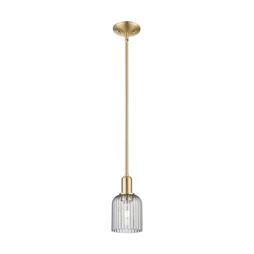 Innovations Bridal Veil 1Lt 5" Stem Mini Pendant, CBZ/Smoke - 716-1S-CB-G559-5SM