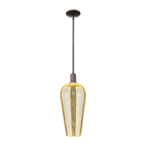 Innovations Chelsea 1Lt 8" Stem Mini Pendant, Bronze/MC - 716-1S-OB-G456-8ME
