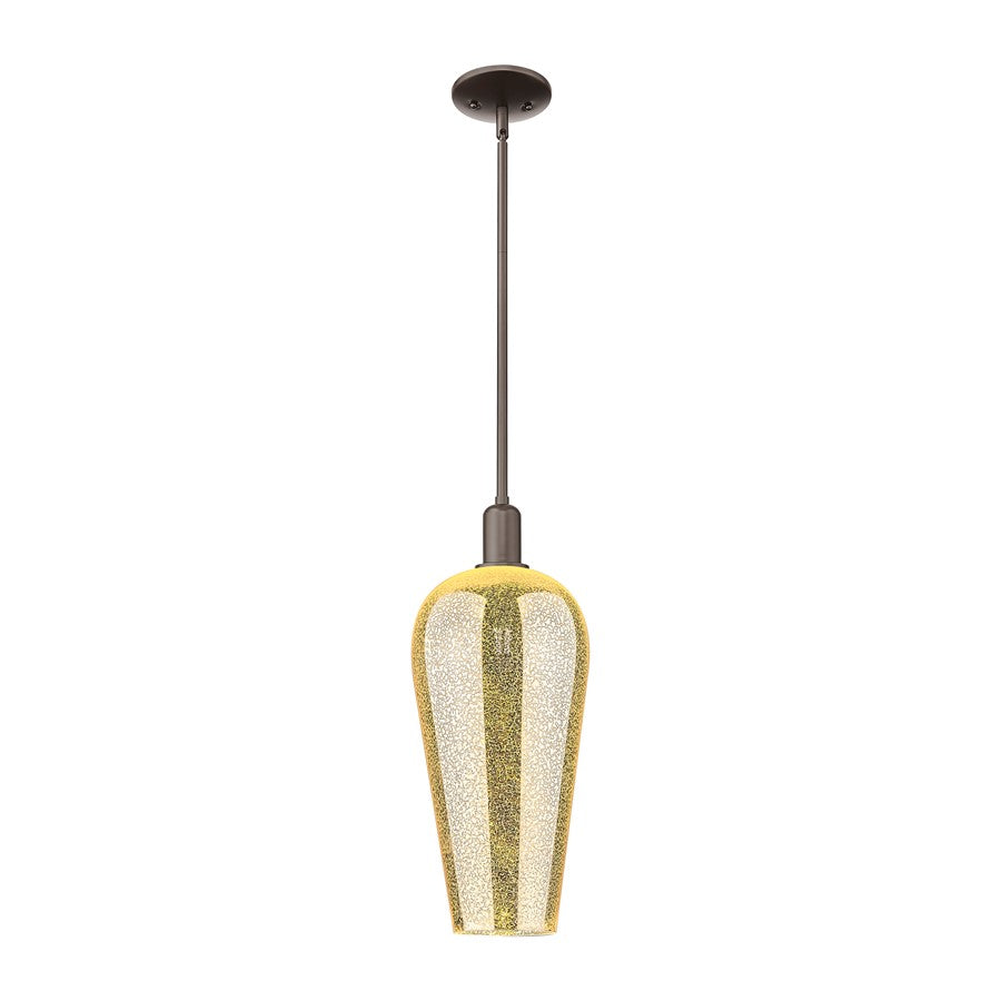 Innovations Chelsea 1Lt 8" Stem Mini Pendant, Bronze/MC - 716-1S-OB-G456-8ME