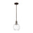 Innovations Preston 1Lt 7" Globe Stem Mini Pendant, OB/CL - 716-1S-OB-G458-7CL