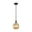 Innovations Preston 1Lt 7" Globe Stem Mini Pendant, OB/MC - 716-1S-OB-G458-7ME