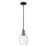 Innovations Preston 1Lt 6" Bell Stem Mini Pendant, OB/Clear - 716-1S-OB-G459-6CL