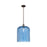 Innovations Bridal Veil 1Lt 12" Stem Mini Pendant, OB/Blue - 716-1S-OB-G559-12BL
