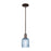 Innovations Bridal Veil 1Lt 5" Stem Mini Pendant, OB/Blue - 716-1S-OB-G559-5BL