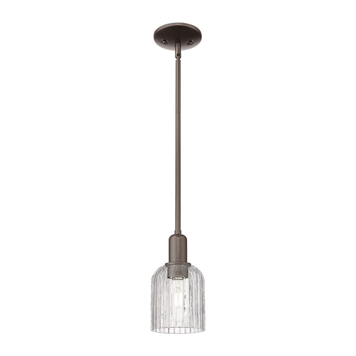 Innovations Bridal Veil 1Lt 5" Stem Mini Pendant, OB/Clear - 716-1S-OB-G559-5CL