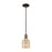 Innovations Bridal Veil 1Lt 5" Stem Mini Pendant, OB/MC - 716-1S-OB-G559-5ME