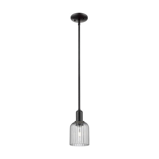 Innovations Bridal Veil 1Lt 5" Stem Mini Pendant, OB/Smoke - 716-1S-OB-G559-5SM