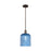 Innovations Bridal Veil 1Lt 8" Stem Mini Pendant, OB/Blue - 716-1S-OB-G559-8BL