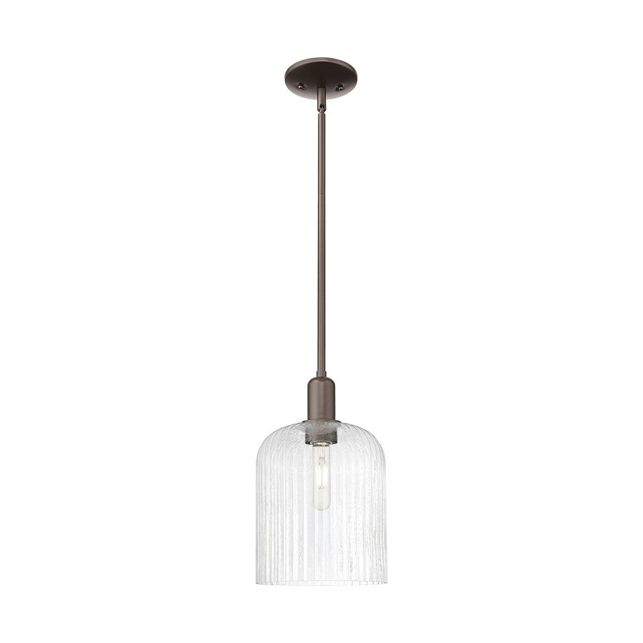 Innovations Bridal Veil 1Lt 8" Stem Mini Pendant, OB/Seed - 716-1S-OB-G559-8SDY