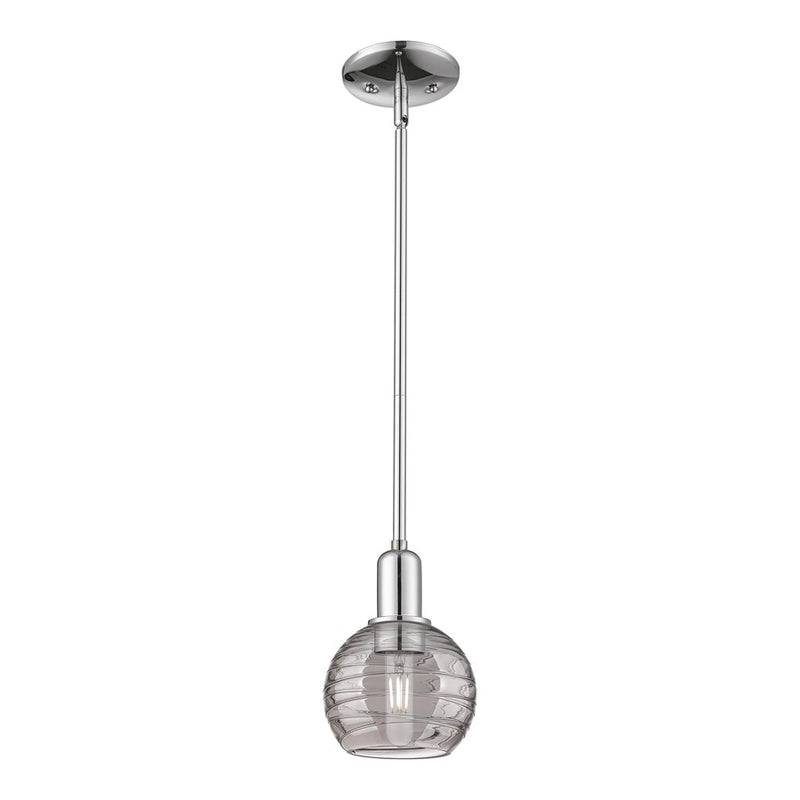 Innovations ADS 1Lt 6" Stem Mini Pendant, CH/SM - 716-1S-PC-G1213-6SM