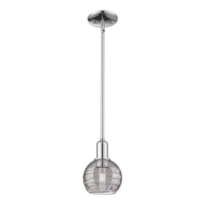 Innovations ADS 1Lt 6" Stem Mini Pendant, CH/SM - 716-1S-PC-G1213-6SM