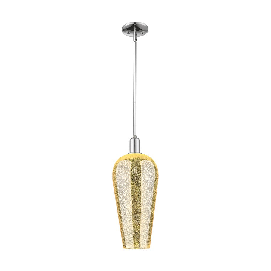 Innovations Chelsea 1Lt 8" Stem Mini Pendant, Chrome/MC - 716-1S-PC-G456-8ME