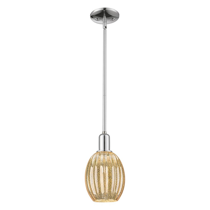 Innovations Preston 1Lt 6" Bell Stem Mini Pendant, CH/MC - 716-1S-PC-G459-6ME