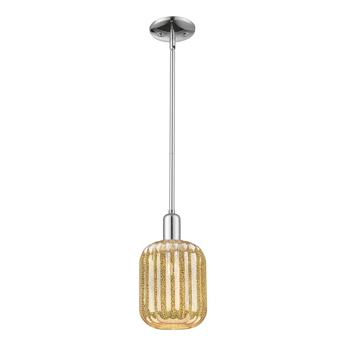 Innovations Preston 1Lt 7" Jar Stem Mini Pendant, Chrome/MC - 716-1S-PC-G460-7ME