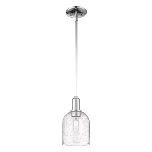Innovations Bella 6in 1-Light Mini Pendant | Industrial Modern Polished Chrome and Seedy Glass | Kitchen Island & Dining Room | Model 716-1S-PC-G558-6SDY