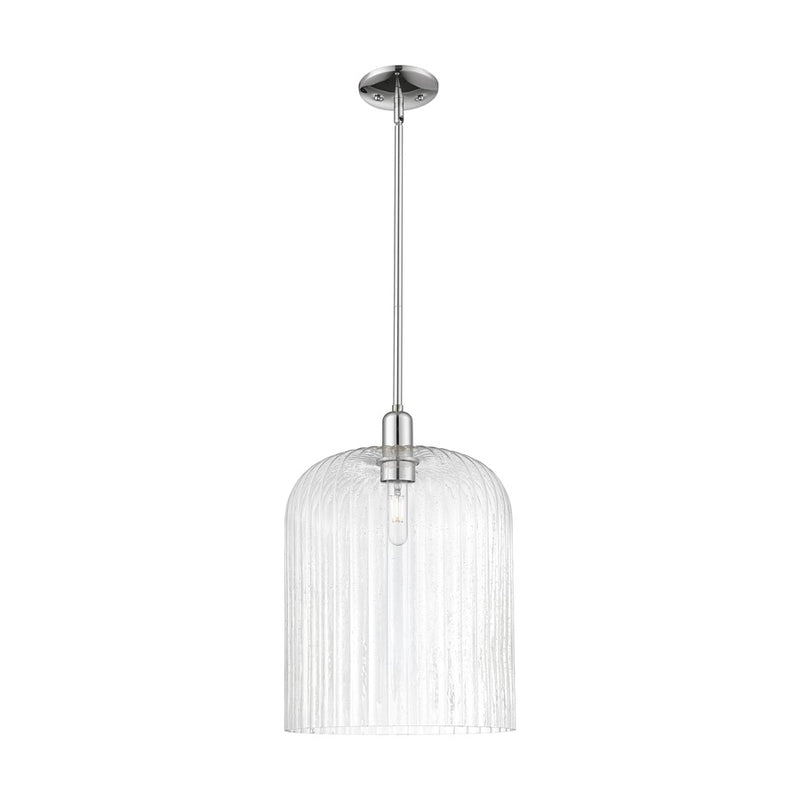 Innovations Bridal Veil 1Lt 12" Stem Mini Pendant, CH/SD - 716-1S-PC-G559-12SDY